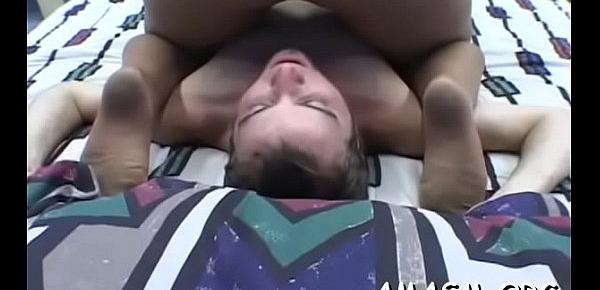  Breasty dilettante wife dominates hubby on home camera